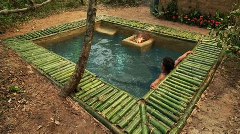 guys building pools in jungle fake